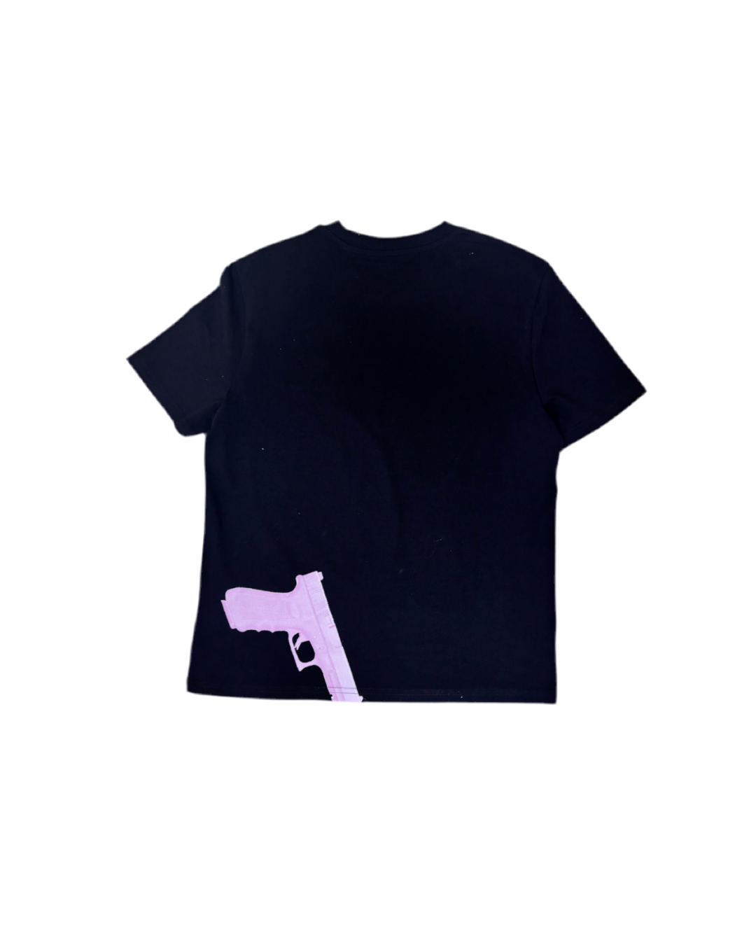 « GUN KUNT ONLY » pink & black tee