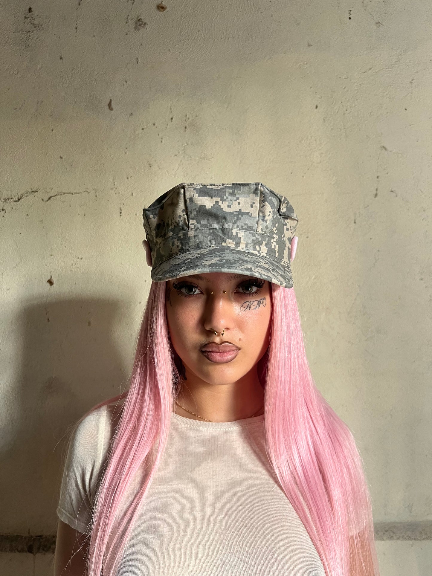 « STAY HIGH » angel camo cap