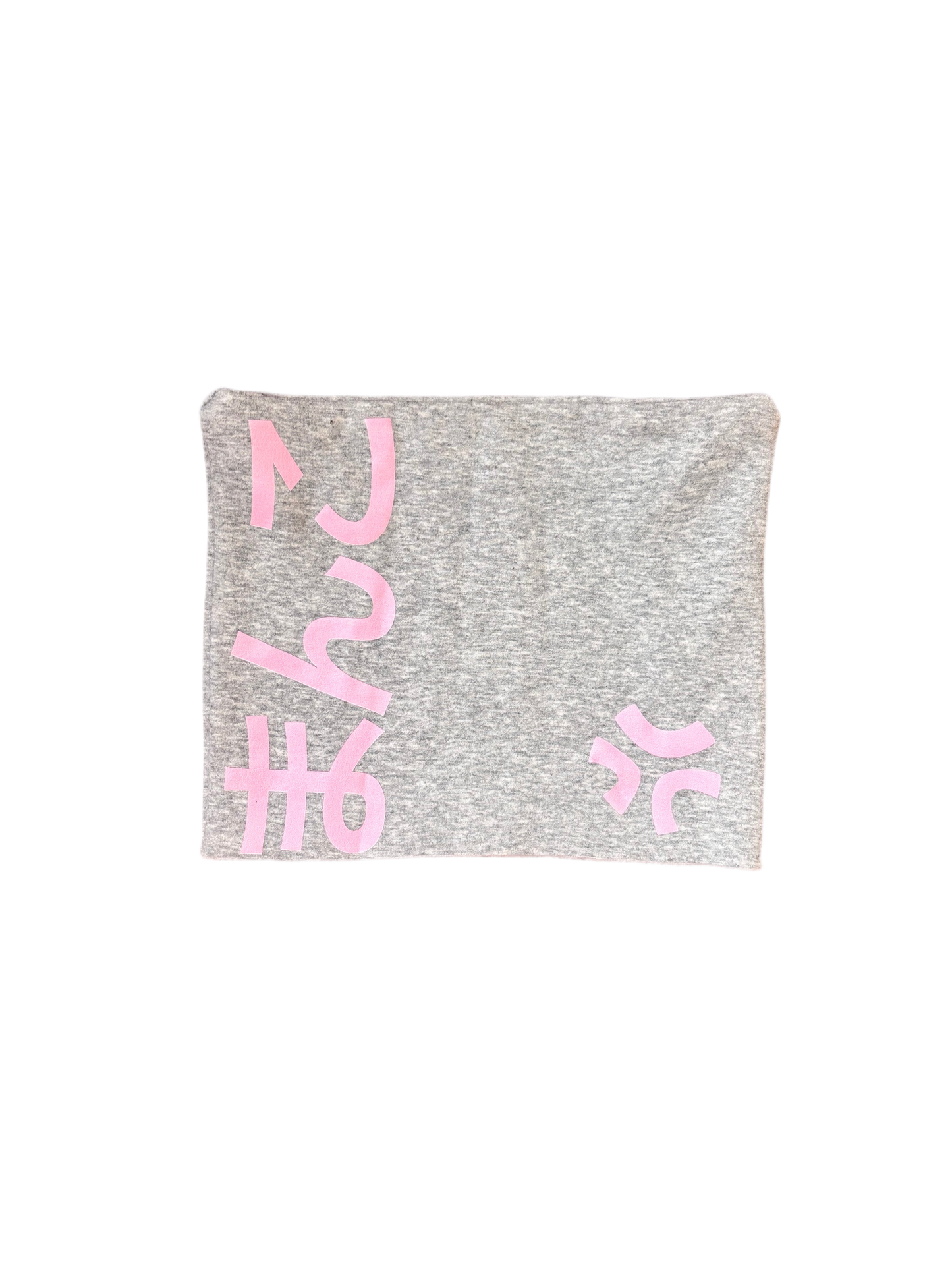 « ANGRYBEANIE » pink & grey beanie