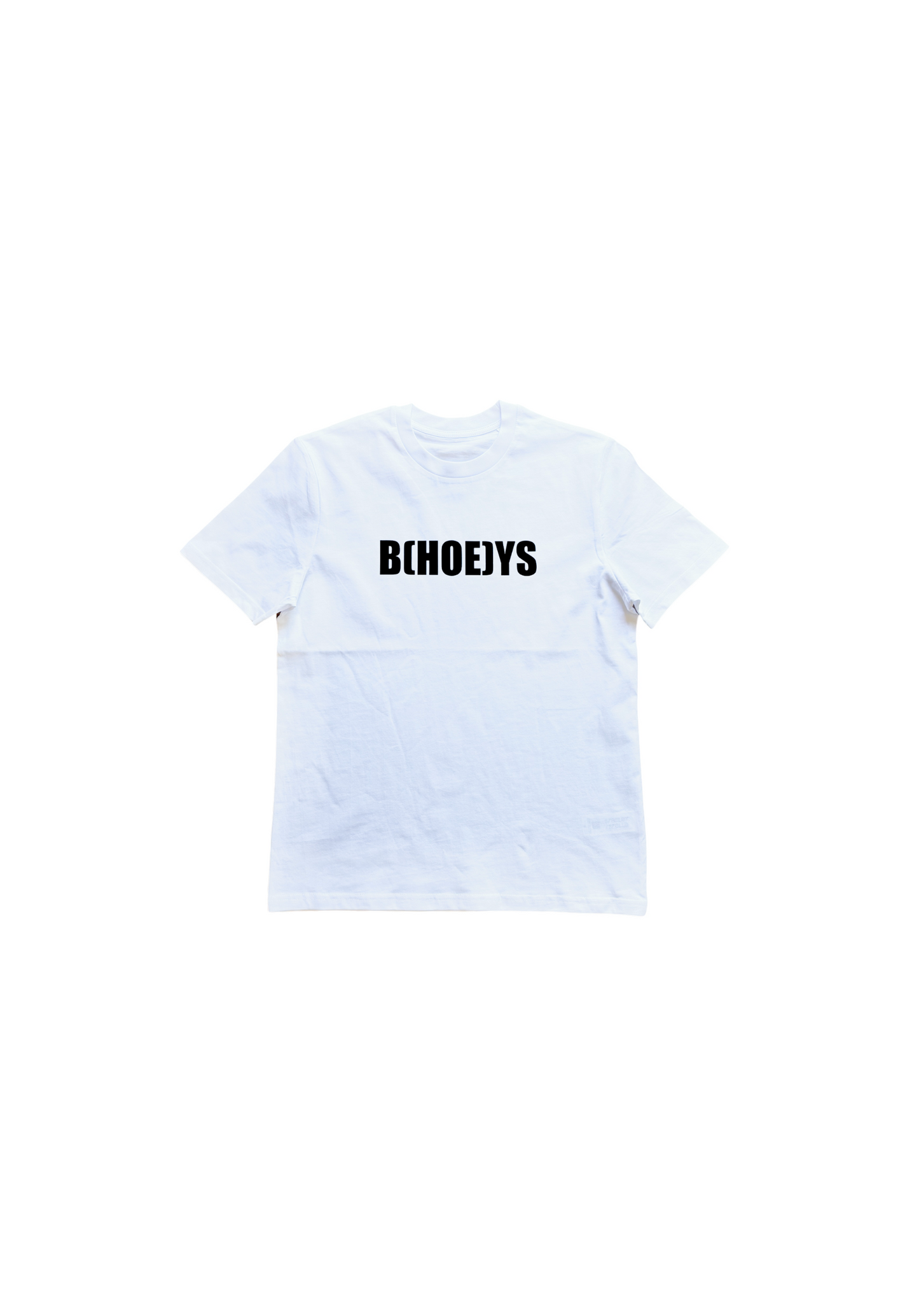 « B(HOE)YS » white short sleeve tee