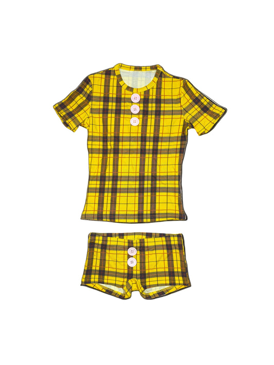 « HEAVEN SENT » yellow two piece set