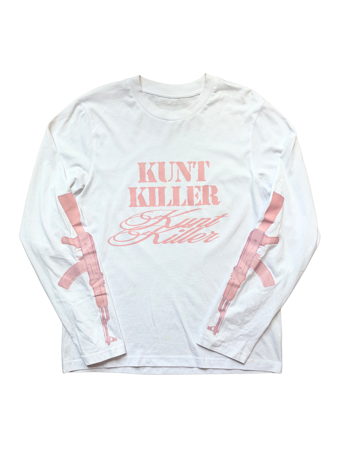 « KUNT KILLER » longsleeve white