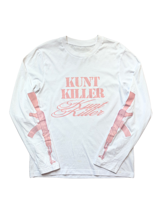 « KUNT KILLER » longsleeve white
