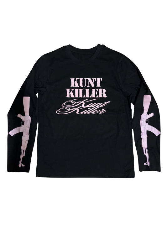 « KUNT KILLER » black long sleeve tee