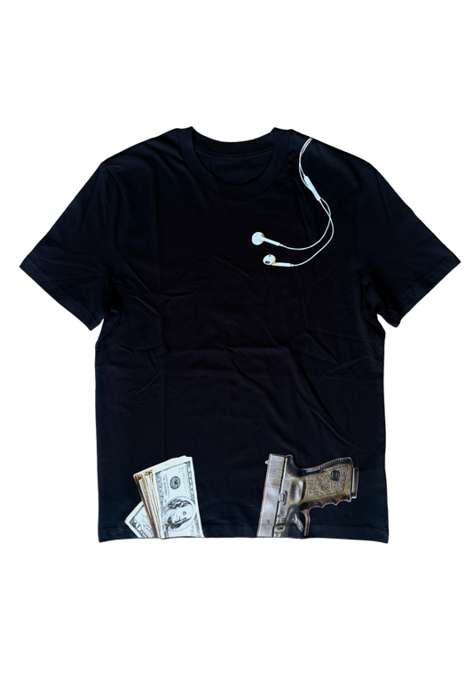 « IM KOOL » black short sleeve tee